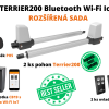 Terrier200 rozšířená sada - Bluetooth Wi-Fi IoT pohon dvoukřídlé brány do 5 m průjezdu